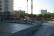 Thermal insulation of the roof parking with monolithic foam concrete and waterproofing PVC membrane by SIKA technology - Foam Concrete Industrial Technologies