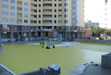 Thermal insulation of the roof parking with monolithic foam concrete and waterproofing PVC membrane by SIKA technology - Foam Concrete Industrial Technologies
