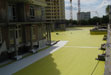 Thermal insulation of the roof parking with monolithic foam concrete and waterproofing PVC membrane by SIKA technology - Foam Concrete Industrial Technologies